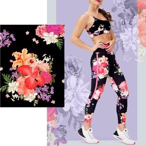 Peloton Flower Leggings NWT Large